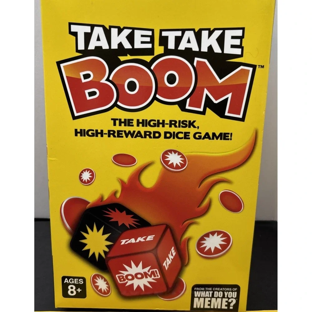 Take Take Boom Dice Game – Fast Family Game Night Fun for Ages 8+